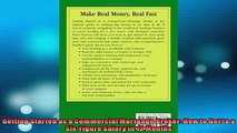 Free PDF Downlaod  Getting Started as a Commercial Mortgage Broker How to Get to a SixFigure Salary in 12  BOOK ONLINE