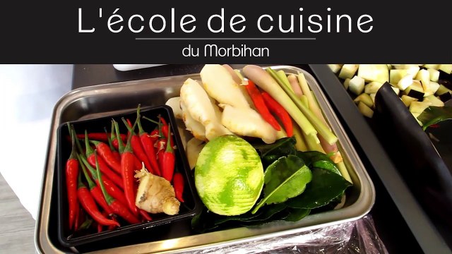 ecole cuisine morbihan, premier cours de cuisine thai
