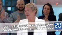 Les larmes d'Elise Lucet à son dernier JT de 13h de France 2