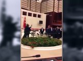 MPs fight,Punches thrown in Turkey's parliament