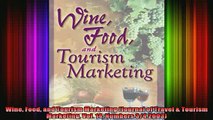 READ Ebooks FREE  Wine Food and Tourism Marketing Journal of Travel  Tourism Marketing Vol 14 Numbers 34 Full EBook