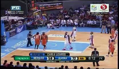 MERALCO VS ALASKA April 29 2016 4th QUARTER