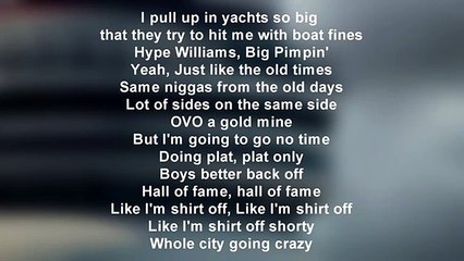 Drake - Grammys feat. Future // (Lyrics Only)