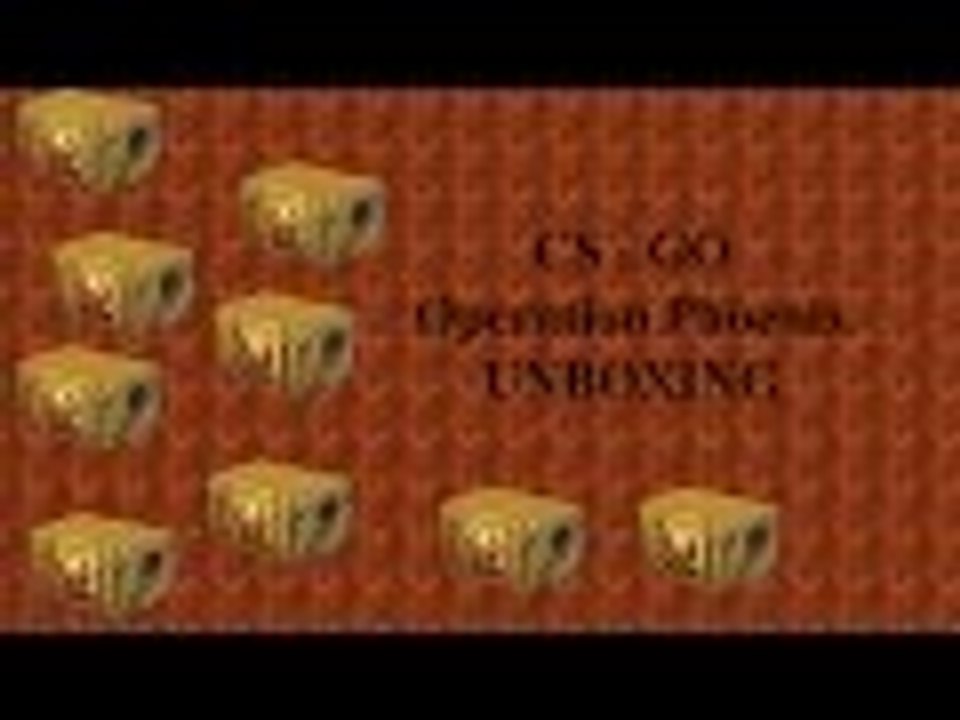 CS:GO operation CASE UNBOXING