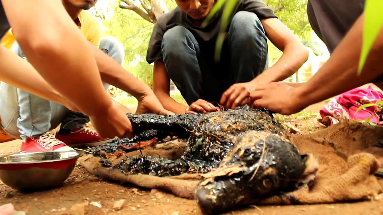 I thought it was a dead dog, but then his eyes moved. What happens next is unbelievable.