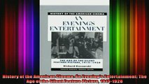 READ book  History of the American Cinema An Evenings Entertainment The Age of the Silent Feature Online Free