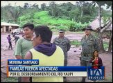 Varias familias fueron afectadas por el desbordamiento del río Yaupi