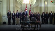 Cuban and British Foreign Ministers Meet
