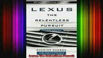 READ book  Lexus The Relentless Pursuit Online Free