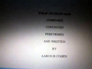 Strap On Dildo Man: An Original Song