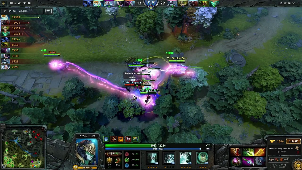 Miracle- Naga Siren GPM1065-LH 941- Dota 2 RedArchon_63