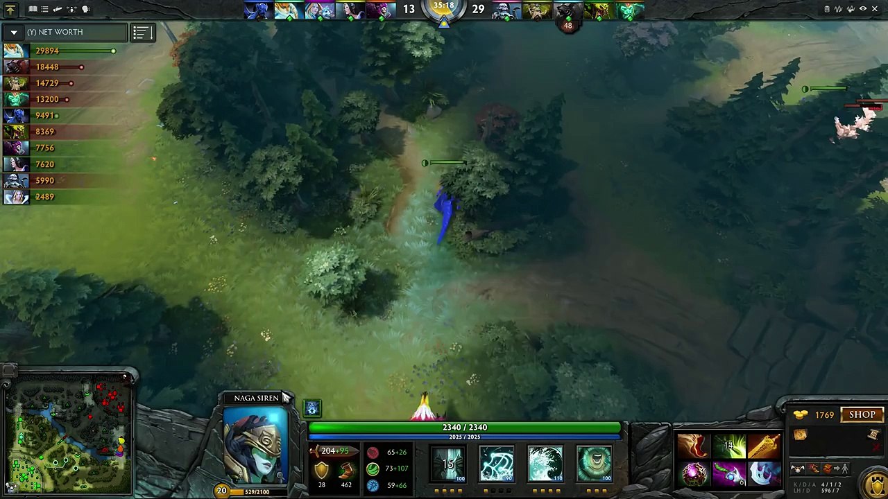 Miracle- Naga Siren GPM1065-LH 941- Dota 2 RedArchon_64