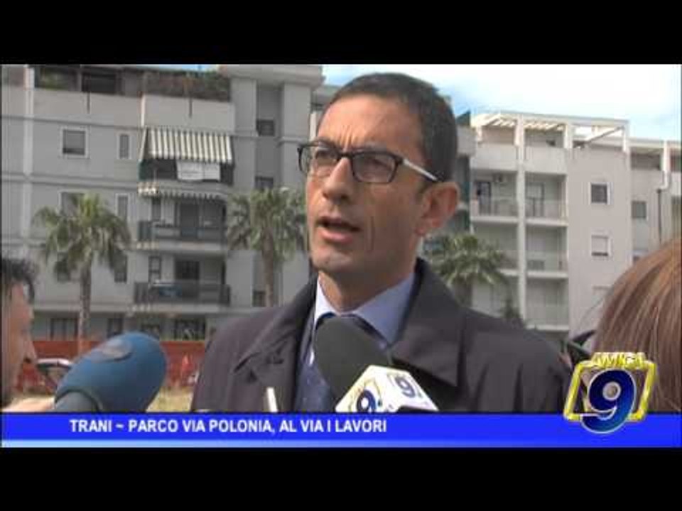 Trani  | Parco di via Polonia, al via i lavori