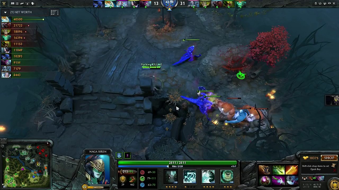 Miracle- Naga Siren GPM1065-LH 941- Dota 2 RedArchon_76