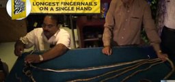 رجل هندي يمتلك اكبر اظافر في العالم