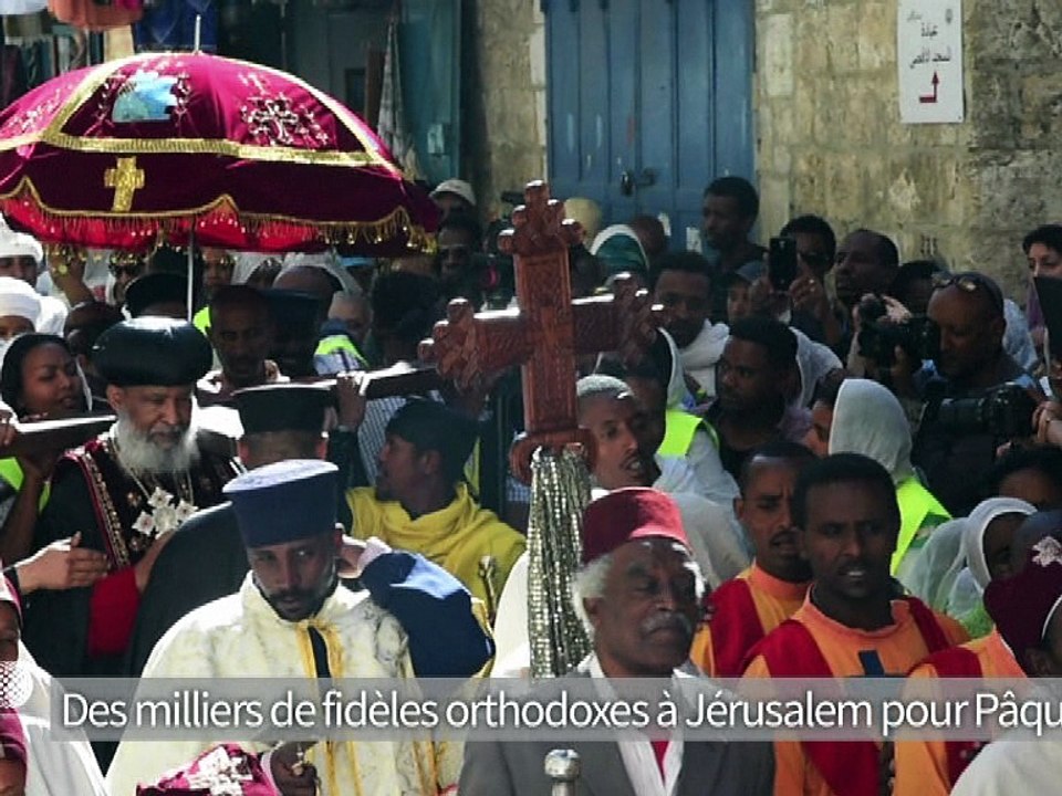 Jérusalem: des milliers de chrétiens rassemblés avant la Pâques orthodoxe