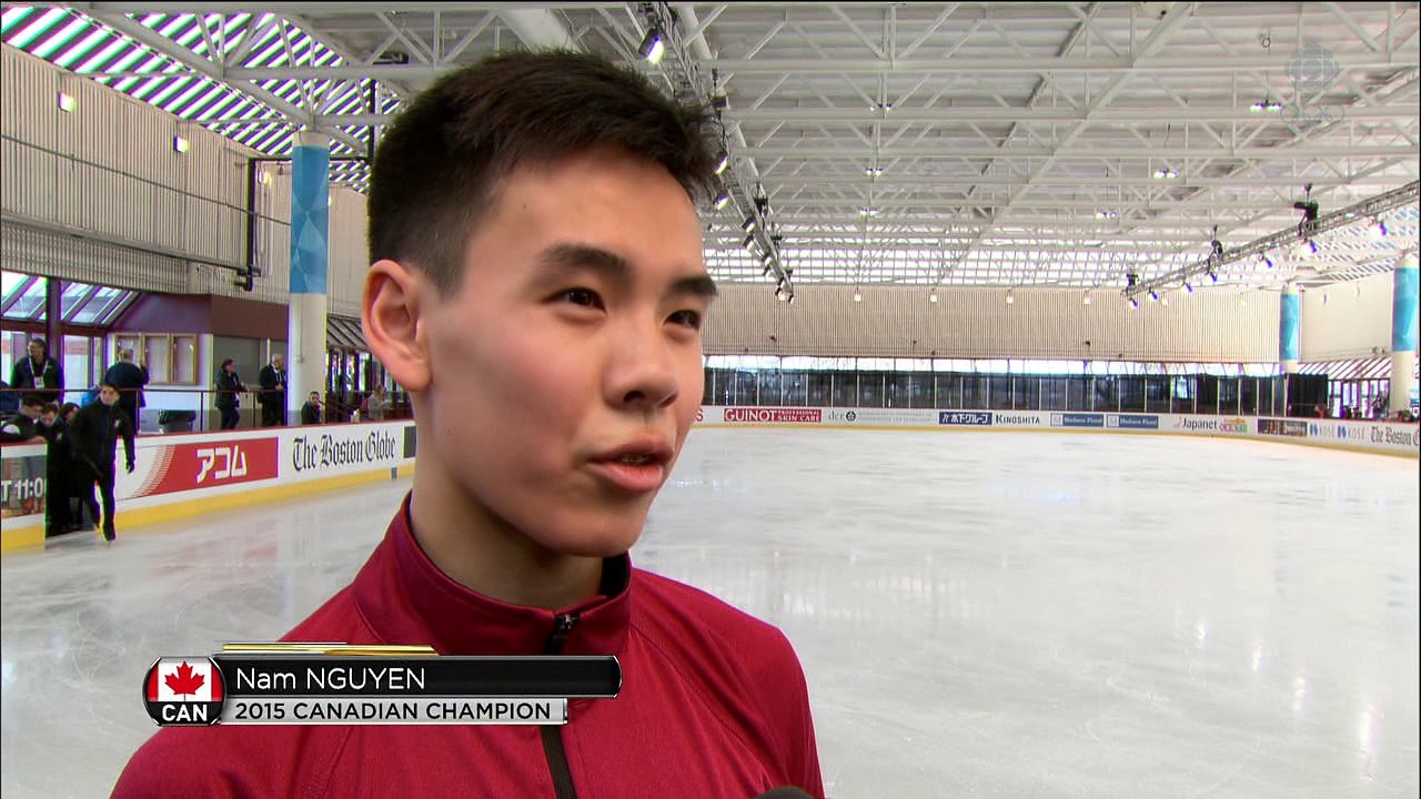 Nam NGUYEN - pre-interview SP - ISU World Championships 2016
