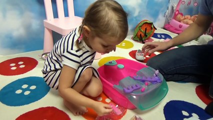 СПА ванночка для ног с аксессуарами для педикюра Footspa set for girls unboxing