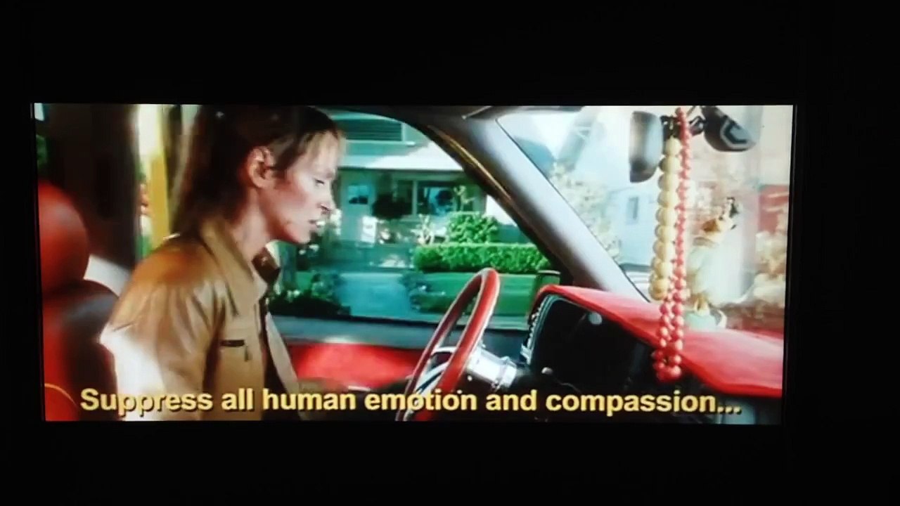 Kill bill Vol.1 - first fight ending quote (camera)