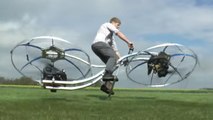 Watch This Guy Ride a Homemade Hoverbike