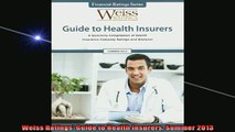 READ book  Weiss Ratings Guide to Health Insurers Summer 2013 Free Online