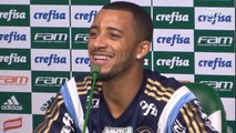 Palmeiras, Gusttavo Lima e Tchê Tchê! Vitor Hugo arranca gargalhadas de jornalistas em coletiva