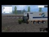 farming simulator 2015 hauling pallets to the warehouse