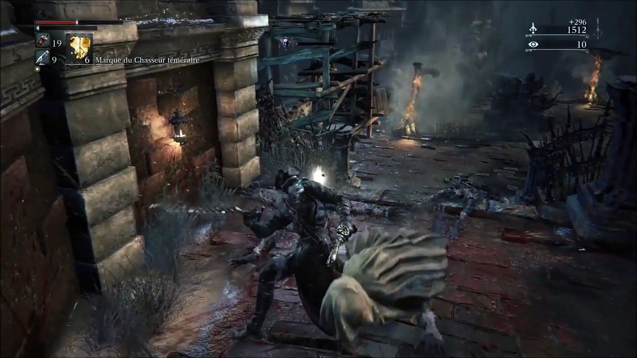 bloodborne le combat presque épique....