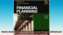 READ book  Tools  Techniques of Financial Planning 7th edition Tools and Techniques of Financial Free Online