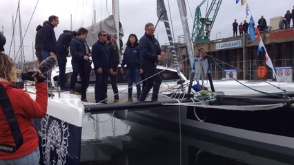 Baptême du bateau de Christian Guyader