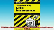 Downlaod Full PDF Free  CliffsNotes Understanding Life Insurance Cliffsnotes Literature Guides Full Free