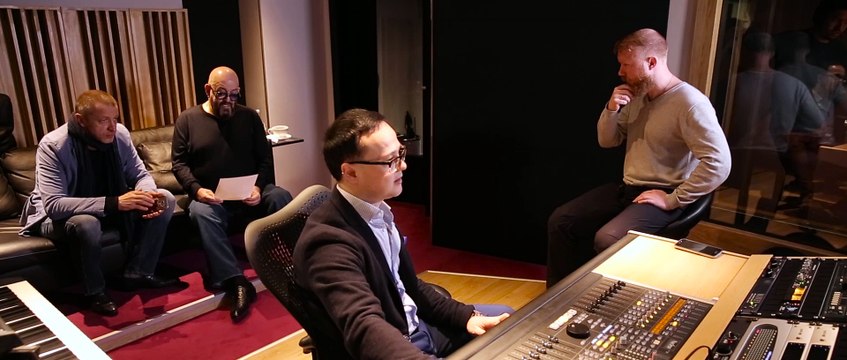 Александр Куликов, Михаил Шуфутинский и Московский казачий хор – запись песни «Красавец оливье»