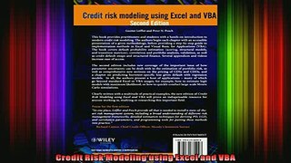 READ FREE Ebooks  Credit Risk Modeling using Excel and VBA Free Online