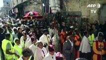 Des milliers de fidèles orthodoxes à Jérusalem pour Pâques