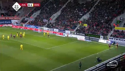 Leye GOAL (11) - Zulte-Waregem vs KV Oostende 29/April/2016