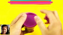 Play doh Candy Rainbow How to make Rainbow color Peppa pig Disney frozen elsa Surprise eggs Pi Tv