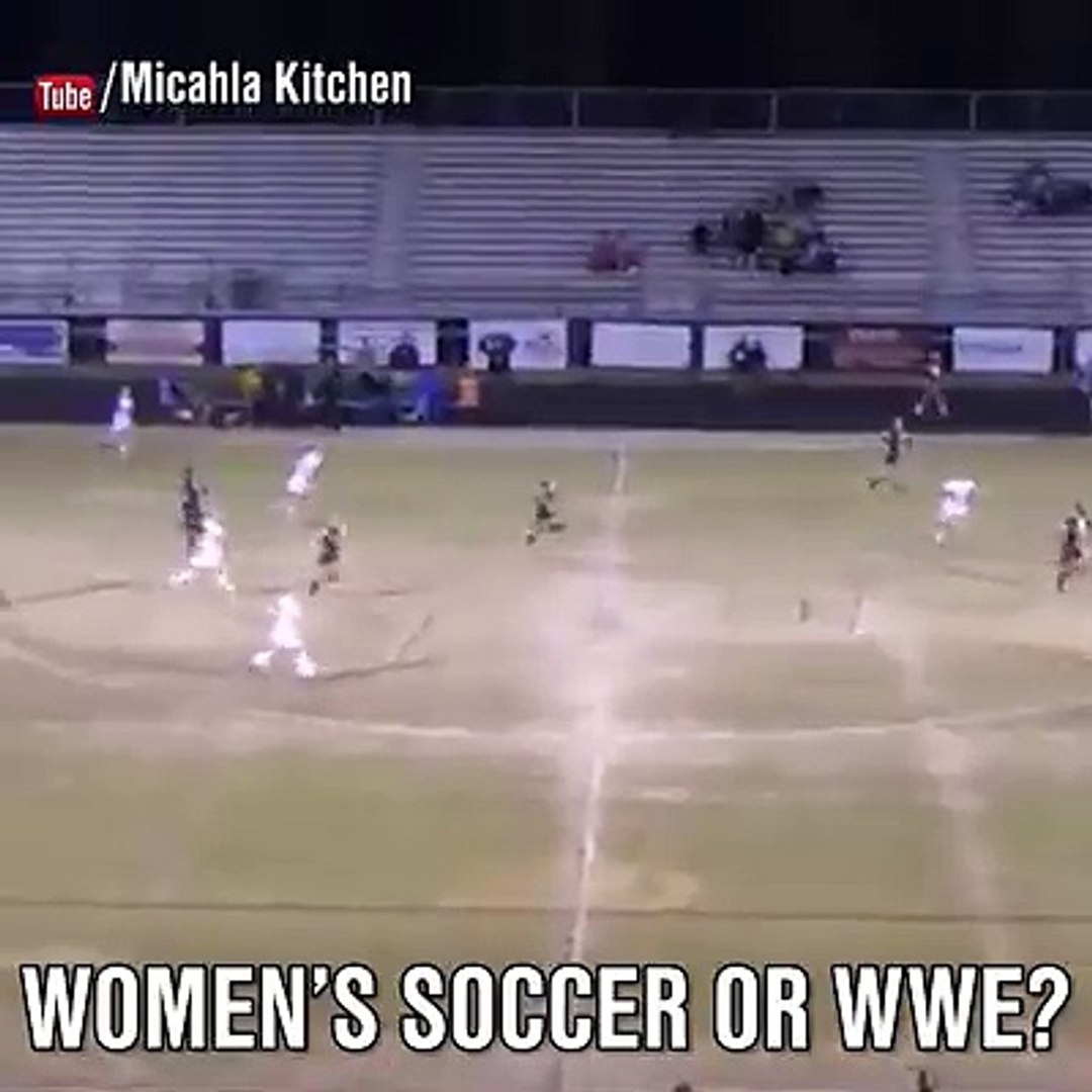 Never seen a Hit like This Before on Soccer Field