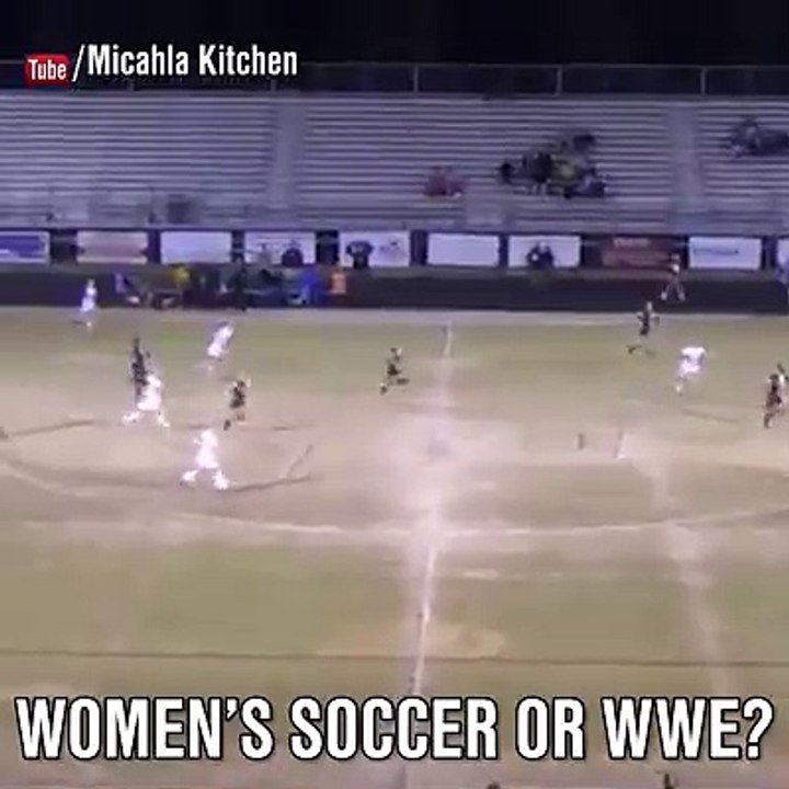 Never seen a Hit like This Before on Soccer Field