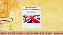 PDF  BIGINO DELLA GRAMMATICA INGLESE Italian Edition Read Full Ebook