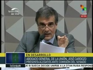 Cardozo: no se conoce el acto jurídico para juzgar a Rousseff