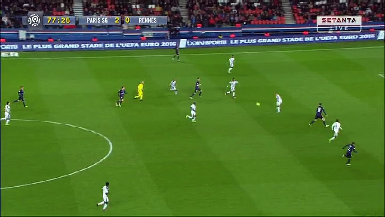 Zlatan Ibrahimovic Goal HD - PSG 3-0 Rennes - 29-04-2016