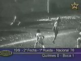 Gol de Ribolzi a Quilmes (Boca 1-Quilmes 0 19-09-76)