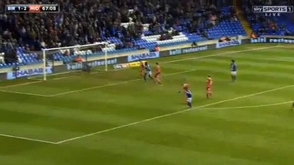 Davis GOAL (22) - Birmingham vs Middlesbrough 29/April/2016