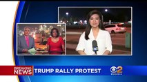 Thousands Of Protesters Finally Go Home After Night Of Clashing Outside Trump Rally