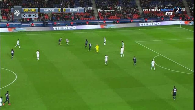 Edinson Cavani Goal HD - PSG 4-0 Rennes - 29-04-2016
