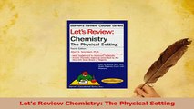 PDF  Lets Review Chemistry The Physical Setting Download Online
