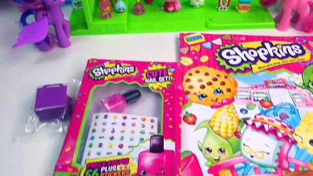 Shopkins Official MAGAZINE Season 1 & 2 Surprise Mystery Blind Bag Nail Polish Stickers To