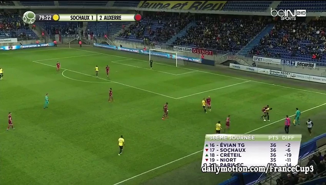 Moussa Sao Goal HD - Sochaux 2-2 Auxerre - 29-04-2016