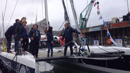 Baptême du bateau de Christian Guyader