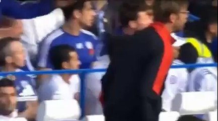 Jürgen Klopp Arguing with a Chelsea Fan